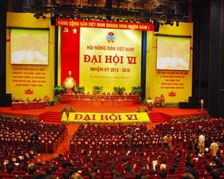 Đại hội lần thứ VI Hội Nông dân Việt Nam.